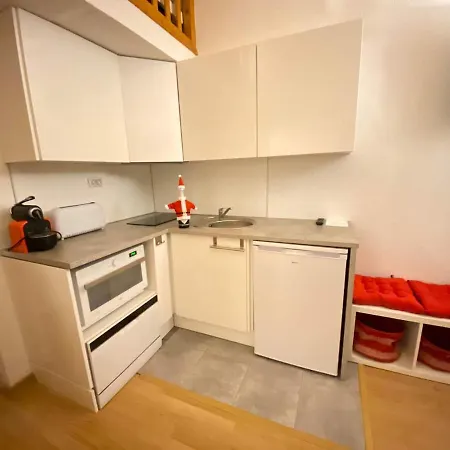 Red Apple Carroz Duplex De Charme Wifi Parking Balcon Tv Ski-bus Apartment