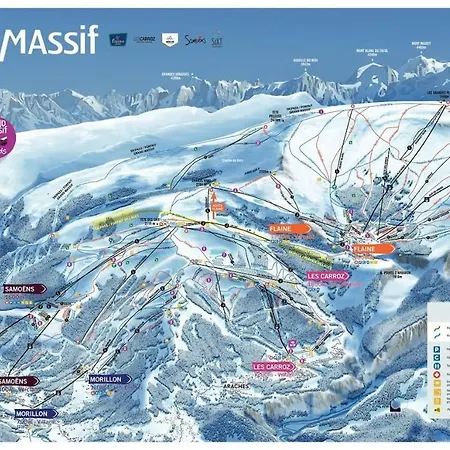 Red Apple Carroz Duplex De Charme Wifi Parking Balcon Tv Ski-bus Apartment *