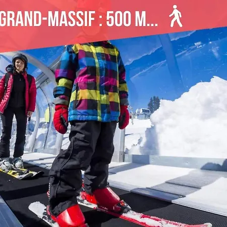 Red Apple Carroz Duplex De Charme Wifi Parking Balcon Tv Ski-bus Apartment Les Carroz d'Araches